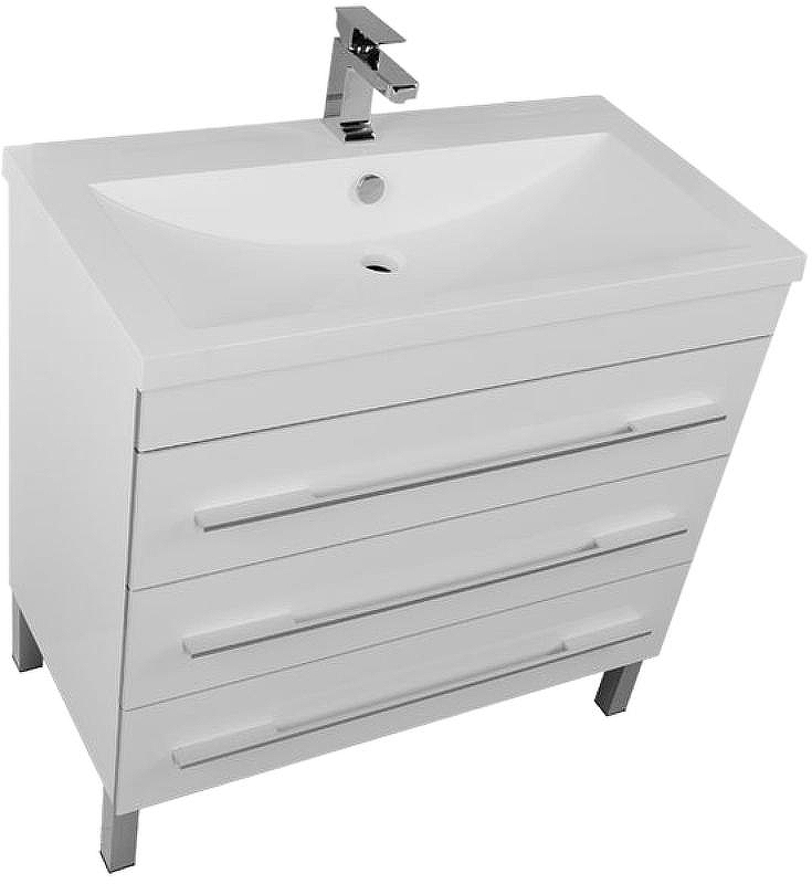 Тумба с раковиной Aquanet Верона 90 212872 Белая, купить, цена, заказать, магазин, доставка, скидка, промокод, купить, цена, заказать, магазин, доставка, скидка, промокод