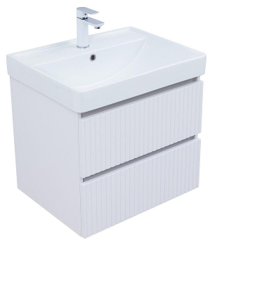 Тумба под раковину Logan Reef 60 342199 подвесная цвет Белый матовый
