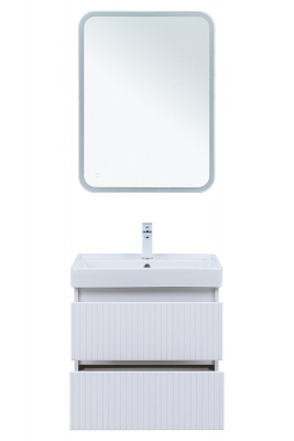Тумба под раковину Logan Reef 60 342199 подвесная цвет Белый матовый
