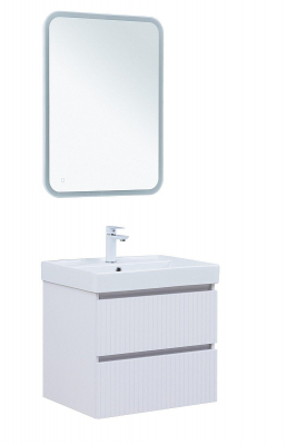 Тумба под раковину Logan Reef 60 342199 подвесная цвет Белый матовый