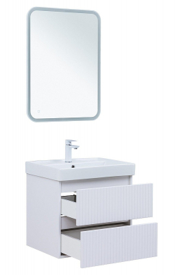 Тумба под раковину Logan Reef 60 342199 подвесная цвет Белый матовый