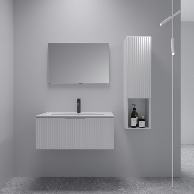 Шкаф пенал ЗОВ Кито Флавио 27 KPFB подвесной цвет Белый PET