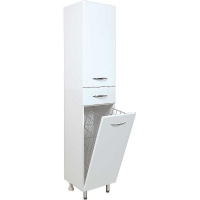 Шкаф пенал Onika Модерн 32.17 R 403212 с бельевой корзиной Белый, купить, цена, заказать, магазин, доставка, скидка, промокод, купить, цена, заказать, магазин, доставка, скидка, промокод