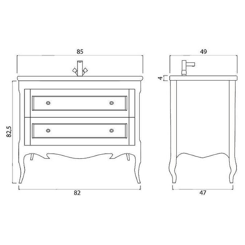 Тумба под раковину Creto Viva 85 13-1008O Olivine, купить, цена, заказать, магазин, доставка, скидка, промокод, купить, цена, заказать, магазин, доставка, скидка, промокод