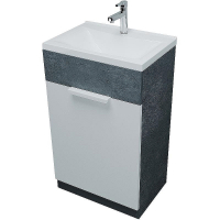 Тумба с раковиной 1MarKa Revo 50H У99086 Бетон темно-серый, купить, цена, заказать, магазин, доставка, скидка, промокод, купить, цена, заказать, магазин, доставка, скидка, промокод