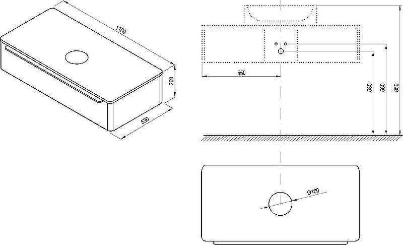 Тумба под раковину Ravak SUD 260.01 110 X000001083 подвесная Дуб, купить, цена, заказать, магазин, доставка, скидка, промокод, купить, цена, заказать, магазин, доставка, скидка, промокод