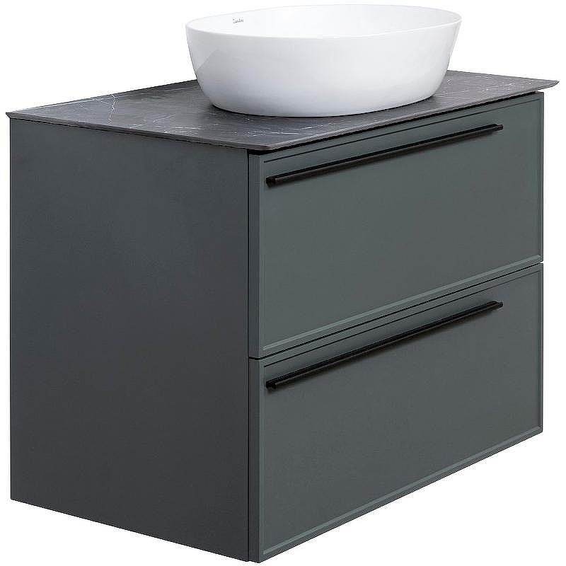 Тумба под раковину La Fenice Elba 80 FNC-01-ELB-G-80-2 подвесная Серая матовая, купить, цена, заказать, магазин, доставка, скидка, промокод, купить, цена, заказать, магазин, доставка, скидка, промокод