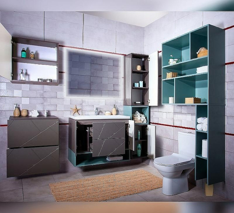 Ниша для тумбы Бриклаер Кристалл 90 4627125414886 подвесная Муссон, купить, цена, заказать, магазин, доставка, скидка, промокод, купить, цена, заказать, магазин, доставка, скидка, промокод