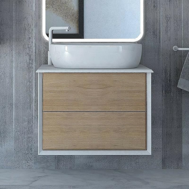 Тумба под раковину Cezares Bellagio 70 54716 подвесная Rovere tabacco, купить, цена, заказать, магазин, доставка, скидка, промокод, купить, цена, заказать, магазин, доставка, скидка, промокод