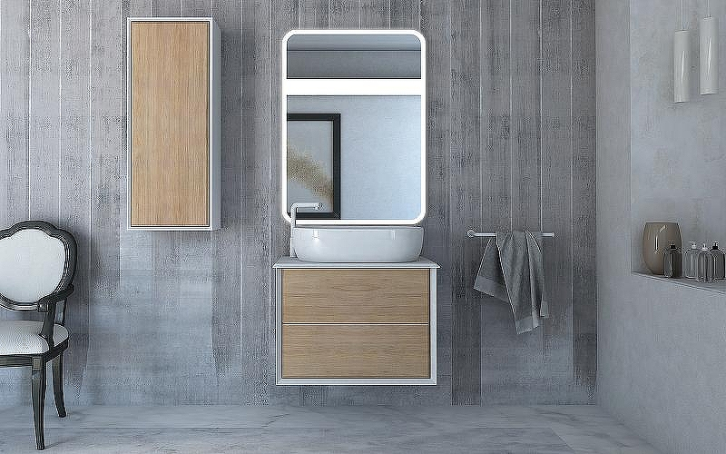 Тумба под раковину Cezares Bellagio 70 54716 подвесная Rovere tabacco, купить, цена, заказать, магазин, доставка, скидка, промокод, купить, цена, заказать, магазин, доставка, скидка, промокод