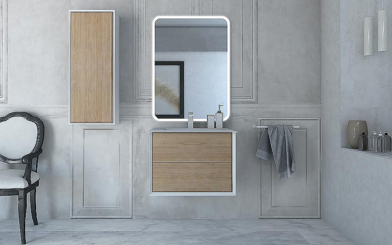 Тумба под раковину Cezares Bellagio 70 54716 подвесная Rovere tabacco, купить, цена, заказать, магазин, доставка, скидка, промокод, купить, цена, заказать, магазин, доставка, скидка, промокод