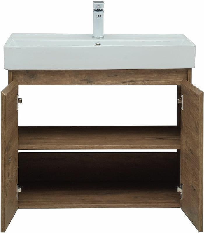 Тумба под раковину Aquanet Nova Lite 75 298852 подвесная Дуб рустикальный, купить, цена, заказать, магазин, доставка, скидка, промокод, купить, цена, заказать, магазин, доставка, скидка, промокод