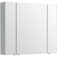 Зеркальный шкаф Aquanet Алвита New 90 303895 Серый матовый, купить, цена, заказать, магазин, доставка, скидка, промокод, купить, цена, заказать, магазин, доставка, скидка, промокод