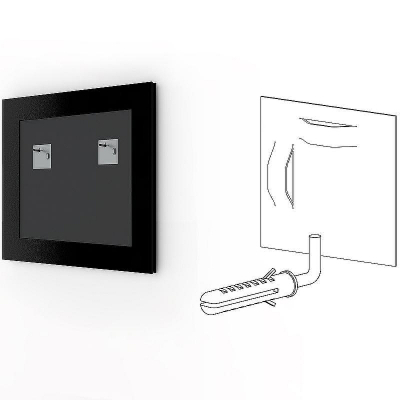 Зеркало Evoform Definite 60х60 BY 0612 в багетной раме - Клен 37