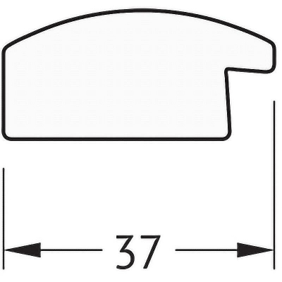Зеркало Evoform Definite 60х60 BY 0612 в багетной раме - Клен 37