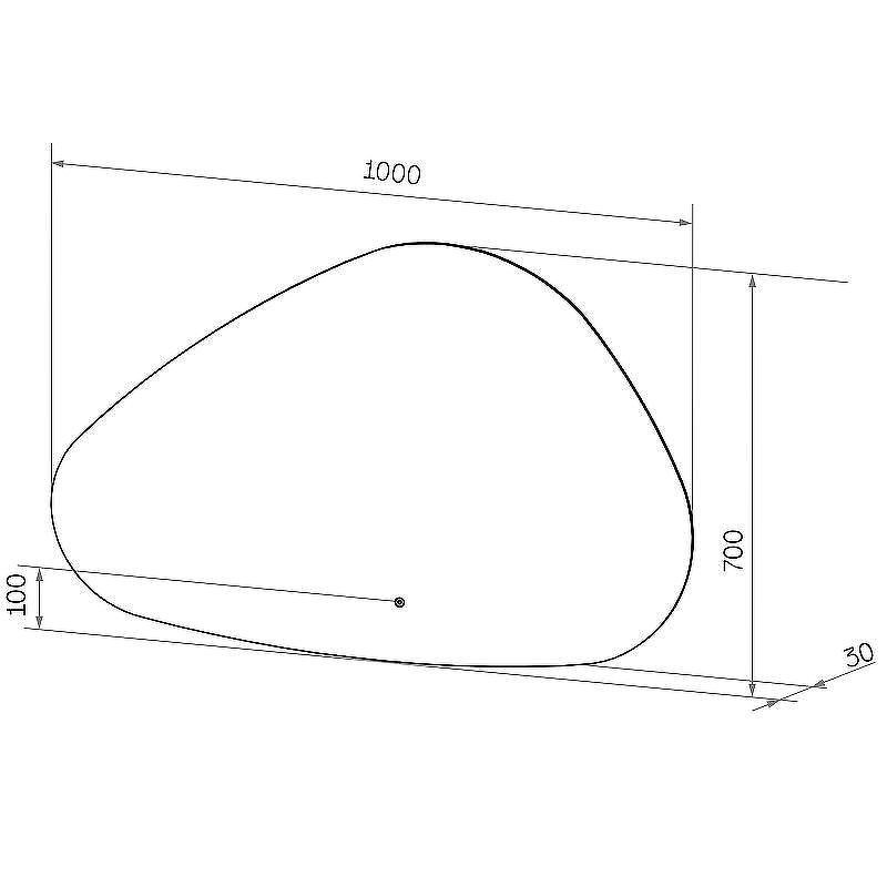 Зеркало Континент Voyage 1000x700 ЗЛП616 с подсветкой с сенсорным выключателем, купить, цена, заказать, магазин, доставка, скидка, промокод, купить, цена, заказать, магазин, доставка, скидка, промокод