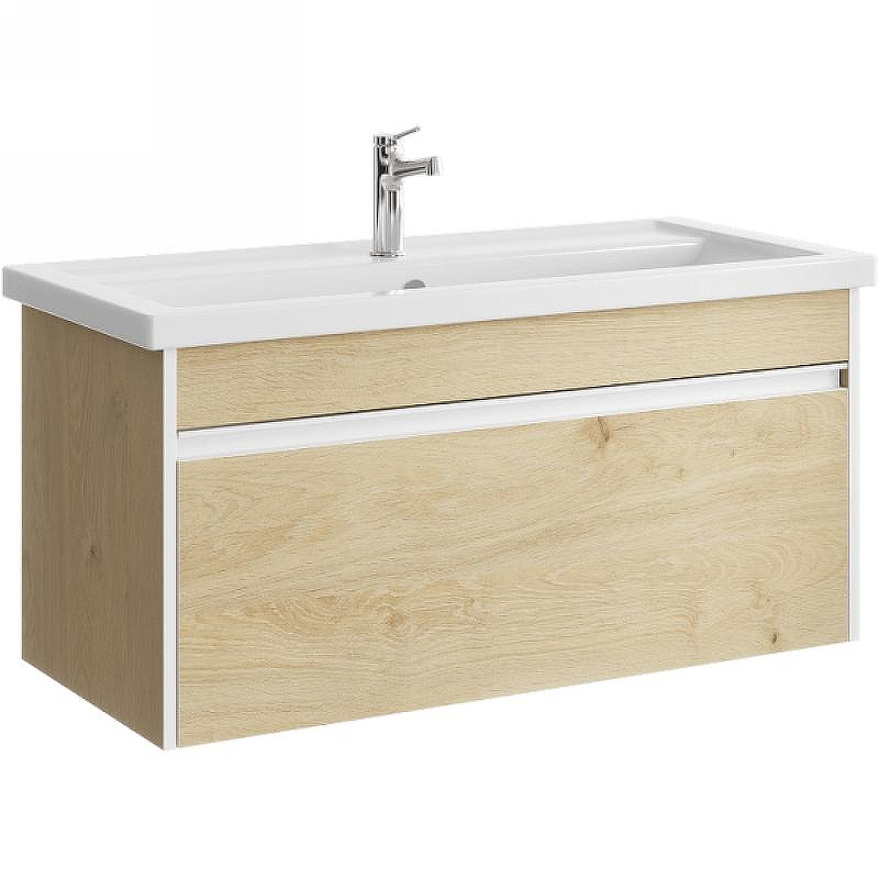 Тумба под раковину Aqwella Urban 100 URB0110DD подвесная Дуб Давос, купить, цена, заказать, магазин, доставка, скидка, промокод, купить, цена, заказать, магазин, доставка, скидка, промокод