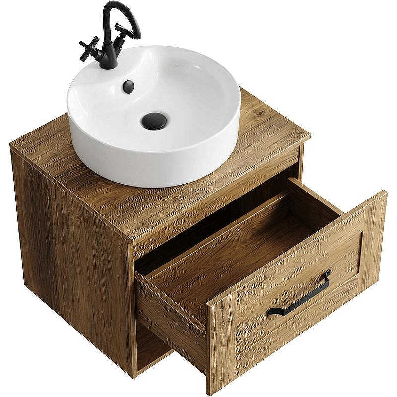 Тумба под раковину Aqwella Craft 60 CRF0106DB подвесная Дуб балтийский, купить, цена, заказать, магазин, доставка, скидка, промокод, купить, цена, заказать, магазин, доставка, скидка, промокод