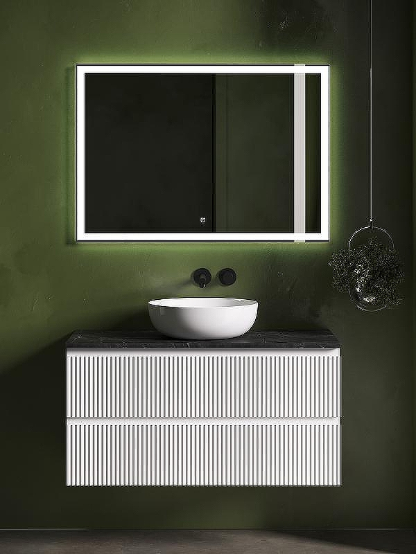 Тумба под раковину Sancos Snob R 100 SNR100W подвесная Bianco, купить, цена, заказать, магазин, доставка, скидка, промокод, купить, цена, заказать, магазин, доставка, скидка, промокод