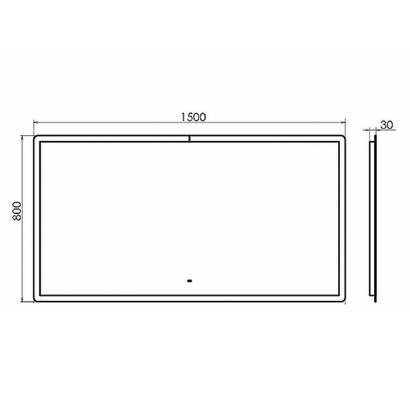 Зеркало Comforty Портленд 150 00-00013794 с подсветкой с бесконтактным выключателем, купить, цена, заказать, магазин, доставка, скидка, промокод, купить, цена, заказать, магазин, доставка, скидка, промокод