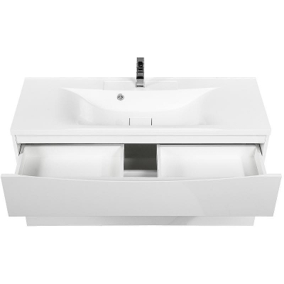 Тумба под раковину BelBagno Marino-H60 110 MARINO-H60-1100-2C-SO-BL-P подвесная Bianco Lucido