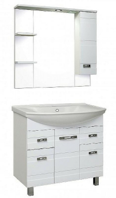 Тумба под раковину Runo Турин 85 УТ000002095 Белая