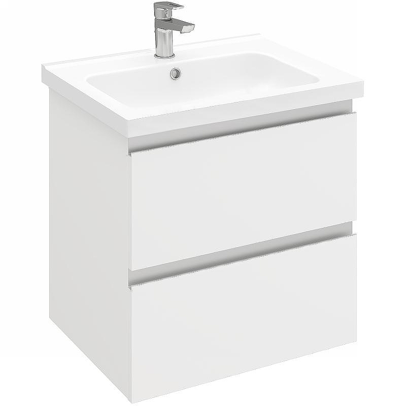 Тумба под раковину Laparet Electra 60 LE-WCAB-60-01 подвесная Белая глянцевая, купить, цена, заказать, магазин, доставка, скидка, промокод, купить, цена, заказать, магазин, доставка, скидка, промокод