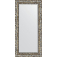 Зеркало Evoform Exclusive 115х55 BY 3487 с фацетом в багетной раме - Виньетка античное серебро 85, купить, цена, заказать, магазин, доставка, скидка, промокод, купить, цена, заказать, магазин, доставка, скидка, промокод