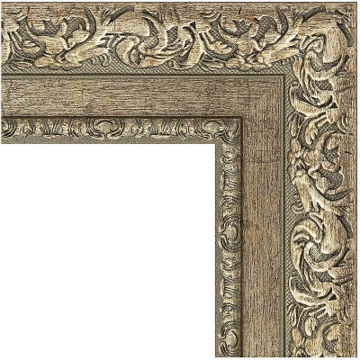 Зеркало Evoform Exclusive 115х55 BY 3487 с фацетом в багетной раме - Виньетка античное серебро 85