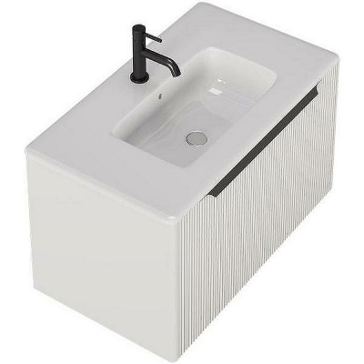 Тумба под раковину Creto Luna 80 17-IV80R подвесная Ivory