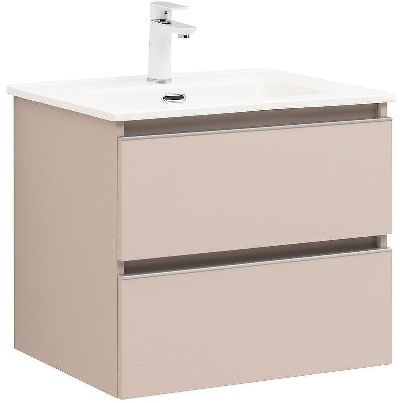 Тумба под раковину Aquanet Вега 60 329583 подвесная Бежевая, купить, цена, заказать, магазин, доставка, скидка, промокод, купить, цена, заказать, магазин, доставка, скидка, промокод