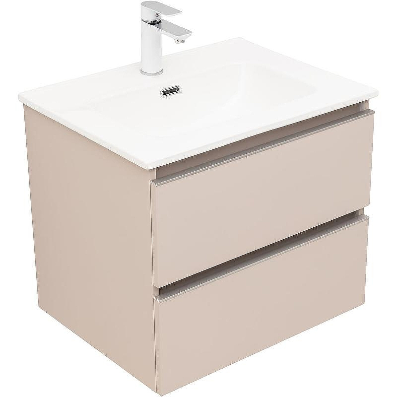 Тумба под раковину Aquanet Вега 60 329583 подвесная Бежевая, купить, цена, заказать, магазин, доставка, скидка, промокод, купить, цена, заказать, магазин, доставка, скидка, промокод