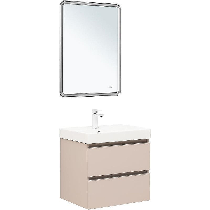 Тумба под раковину Aquanet Вега 60 329583 подвесная Бежевая, купить, цена, заказать, магазин, доставка, скидка, промокод, купить, цена, заказать, магазин, доставка, скидка, промокод