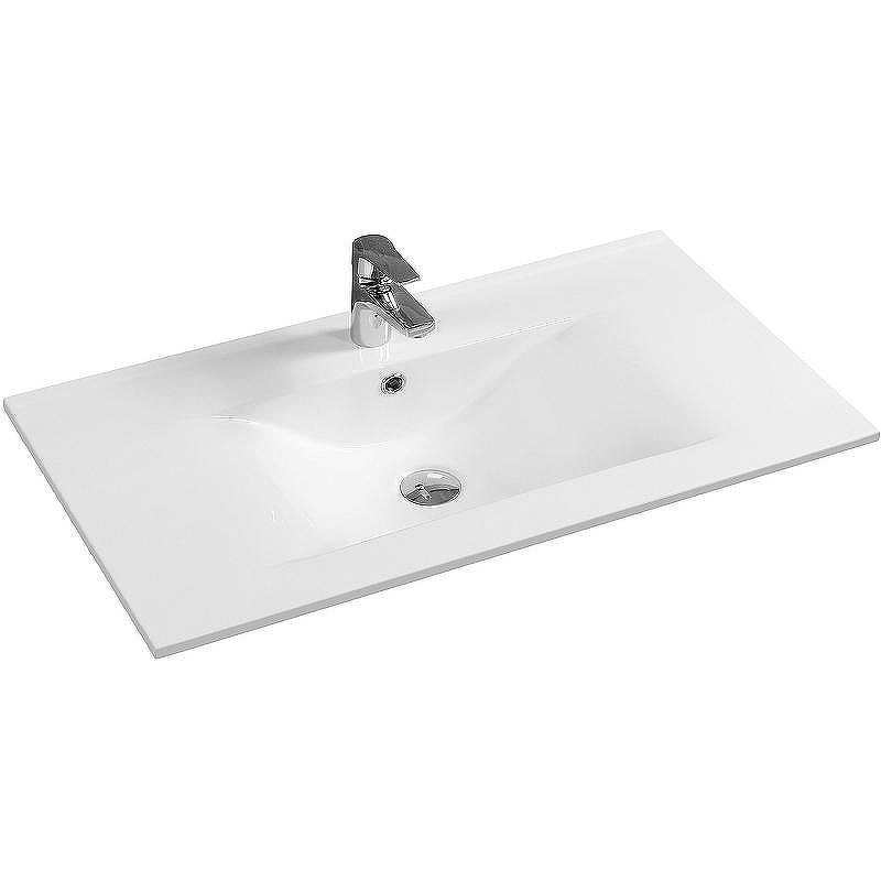 Тумба с раковиной SanVit Кубэ-3 100 kkube3100w Белая глянцевая, купить, цена, заказать, магазин, доставка, скидка, промокод, купить, цена, заказать, магазин, доставка, скидка, промокод