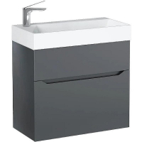 Тумба под раковину Jorno Folk 65 Folk.01.65/P/A/JR подвесная Антрацит, купить, цена, заказать, магазин, доставка, скидка, промокод, купить, цена, заказать, магазин, доставка, скидка, промокод