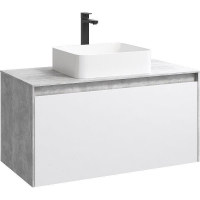 Корпус тумбы под раковину Aqwella 5 Stars Mobi 100 MOB0110BS подвесной без передней панели, купить, цена, заказать, магазин, доставка, скидка, промокод, купить, цена, заказать, магазин, доставка, скидка, промокод