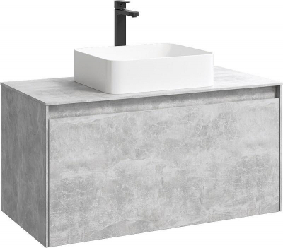 Корпус тумбы под раковину Aqwella 5 Stars Mobi 100 MOB0110BS подвесной без передней панели