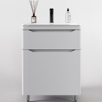 Тумба под раковину Style Line Марелла 70 Люкс Plus СС-00002398 Белый матовый антискрейтч, купить, цена, заказать, магазин, доставка, скидка, промокод, купить, цена, заказать, магазин, доставка, скидка, промокод