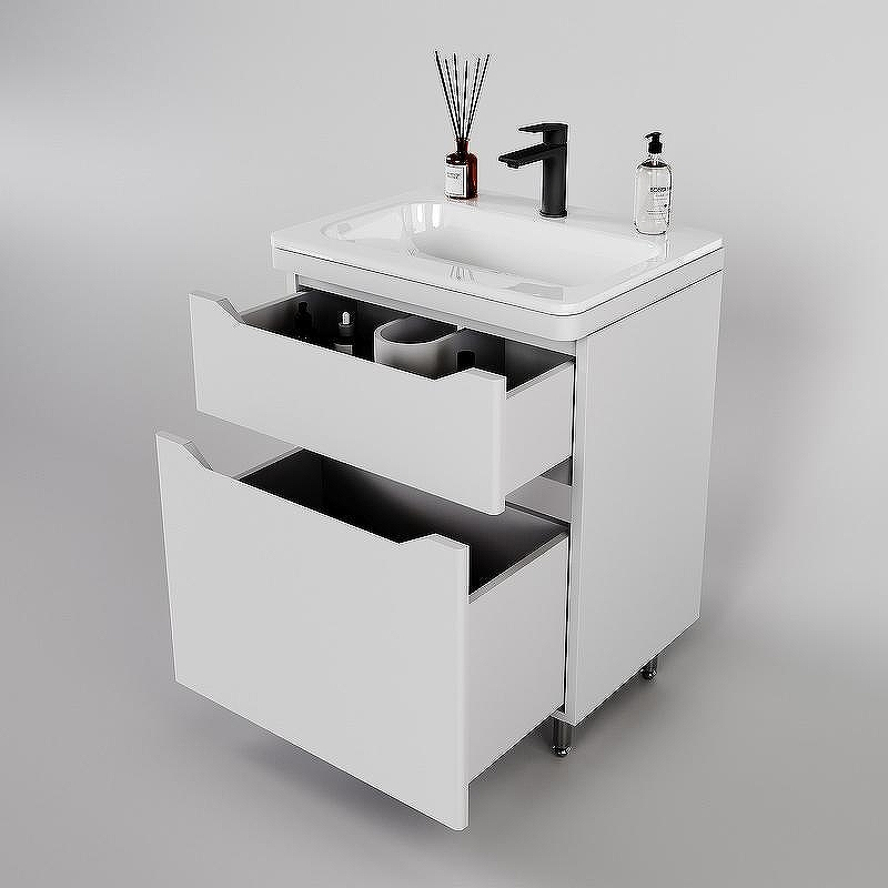 Тумба под раковину Style Line Марелла 70 Люкс Plus СС-00002398 Белый матовый антискрейтч, купить, цена, заказать, магазин, доставка, скидка, промокод, купить, цена, заказать, магазин, доставка, скидка, промокод