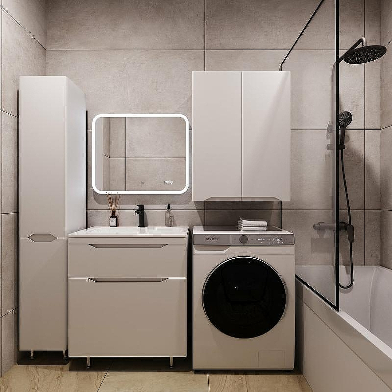 Тумба под раковину Style Line Марелла 70 Люкс Plus СС-00002398 Белый матовый антискрейтч, купить, цена, заказать, магазин, доставка, скидка, промокод, купить, цена, заказать, магазин, доставка, скидка, промокод