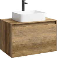 Корпус тумбы под раковину Aqwella 5 Stars Mobi 80 MOB0108DB подвесной Дуб балтийский, купить, цена, заказать, магазин, доставка, скидка, промокод, купить, цена, заказать, магазин, доставка, скидка, промокод
