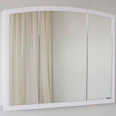 Зеркальный шкаф Comforty Палини 100 00004147994 Белый глянец