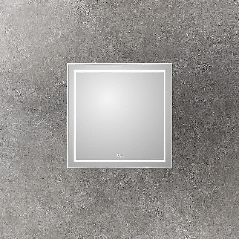 Зеркало BelBagno Kraft 80 SPC-KRAFT-800-800-LED-TCH-WARM с подсветкой Сатин с сенсорным выключателем и подогревом, купить, цена, заказать, магазин, доставка, скидка, промокод, купить, цена, заказать, магазин, доставка, скидка, промокод