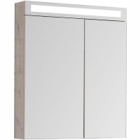 Зеркальный шкаф Dreja Max 70 77.9008D с подсветкой Дуб Кантри, купить, цена, заказать, магазин, доставка, скидка, промокод, купить, цена, заказать, магазин, доставка, скидка, промокод