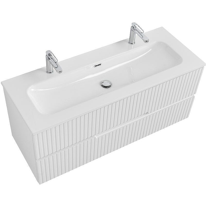 Тумба под раковину Cezares Duet-N 120 DUET-N-1200-2C-SO-FBS-P подвесная Ясень Белый Софт, купить, цена, заказать, магазин, доставка, скидка, промокод, купить, цена, заказать, магазин, доставка, скидка, промокод