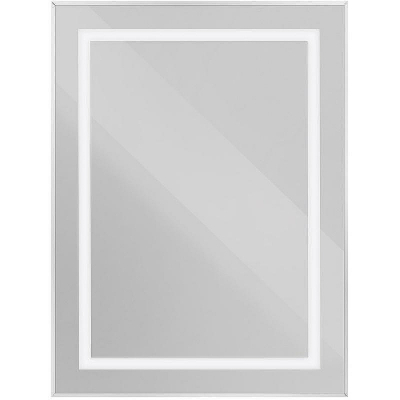 Зеркало BelBagno Kraft 50 SPC-KRAFT-500-800-SENS-AL с подсветкой Сатин с сенсорным выключателем