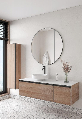 Тумба под раковину Boheme Armadi Art Quatro 2 140 790-M2-140-W-A подвесная Ива профиль Антрацит