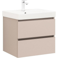 Тумба под раковину Aquanet Вега 2.0 60 337941 подвесная Бежевая, купить, цена, заказать, магазин, доставка, скидка, промокод, купить, цена, заказать, магазин, доставка, скидка, промокод