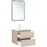 Тумба под раковину Aquanet Вега 2.0 60 337941 подвесная Бежевая, купить, цена, заказать, магазин, доставка, скидка, промокод, купить, цена, заказать, магазин, доставка, скидка, промокод