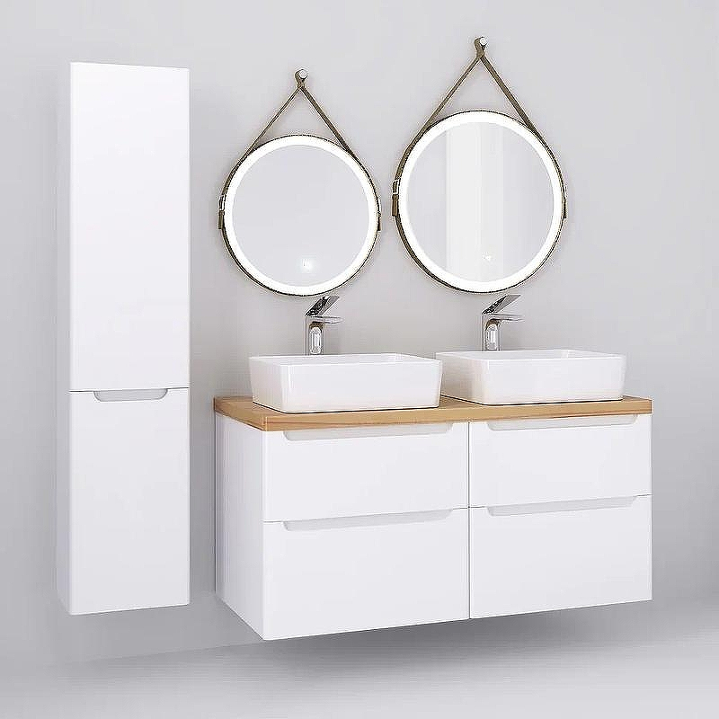 Шкаф пенал Jorno Wood 33 Wood.04.150/P/W подвесной Белый, купить, цена, заказать, магазин, доставка, скидка, промокод, купить, цена, заказать, магазин, доставка, скидка, промокод